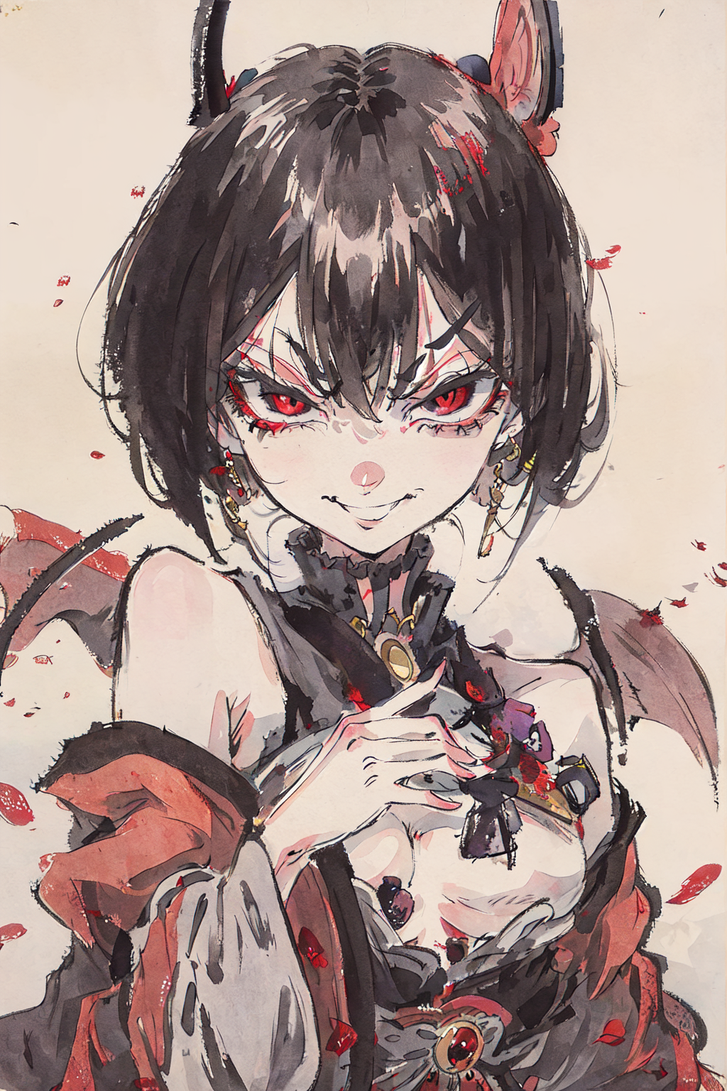 05605-765710723-((masterpiece)), (((best quality))), (sfw), _1girl, upper body, small breasts, short hair, (evil smile, evil), closed mouth, cal.png